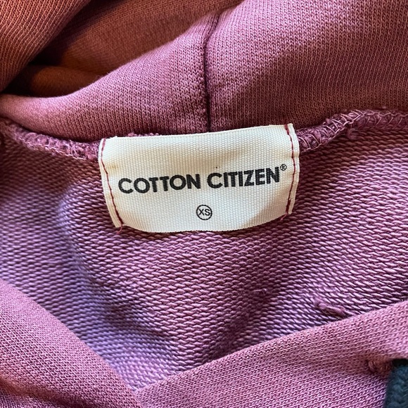 NWOT Cotton Citizen Men’s Sangria Hoodie Burgundy - Picture 8 of 9